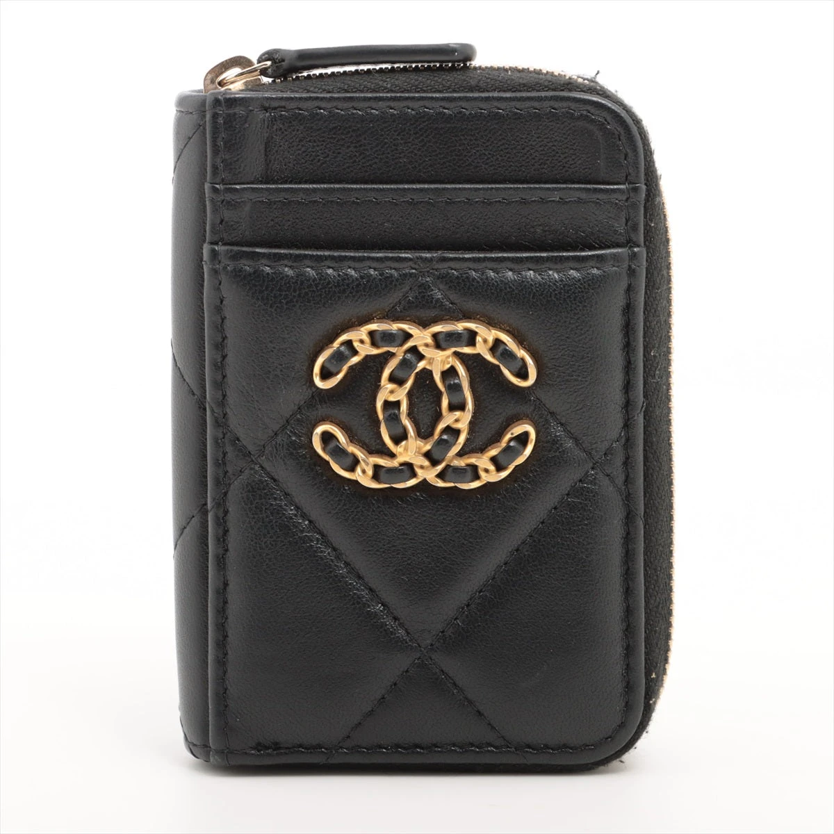 【大きめロゴ＆ステッチがよい♡】CHANEL19 コインパース シャネル シャネル19 コインケース｜中古ブランド品・ブランド