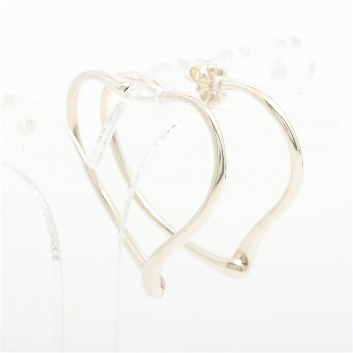 極美品 ティファニー オープンハート フープ スモール ピアス シルバー925 ✨極美品✨ティファニー オープンハート フープ スモール ピアス