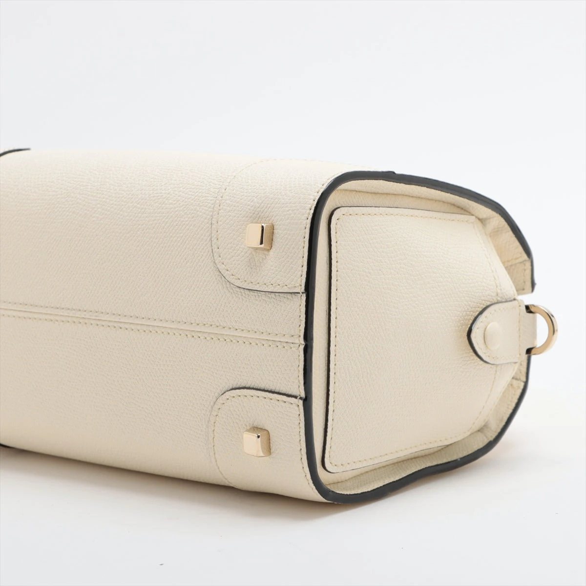 ヴァレクストラ バビラ ミニ レザー 2WAYハンドバッグ アイボリー