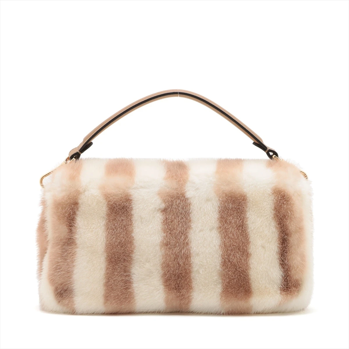 FENDI フェンディ ショルダーバッグ マンマバケット ファー フェンディ マンマバケット ファー ショルダーバッグ ベージュ