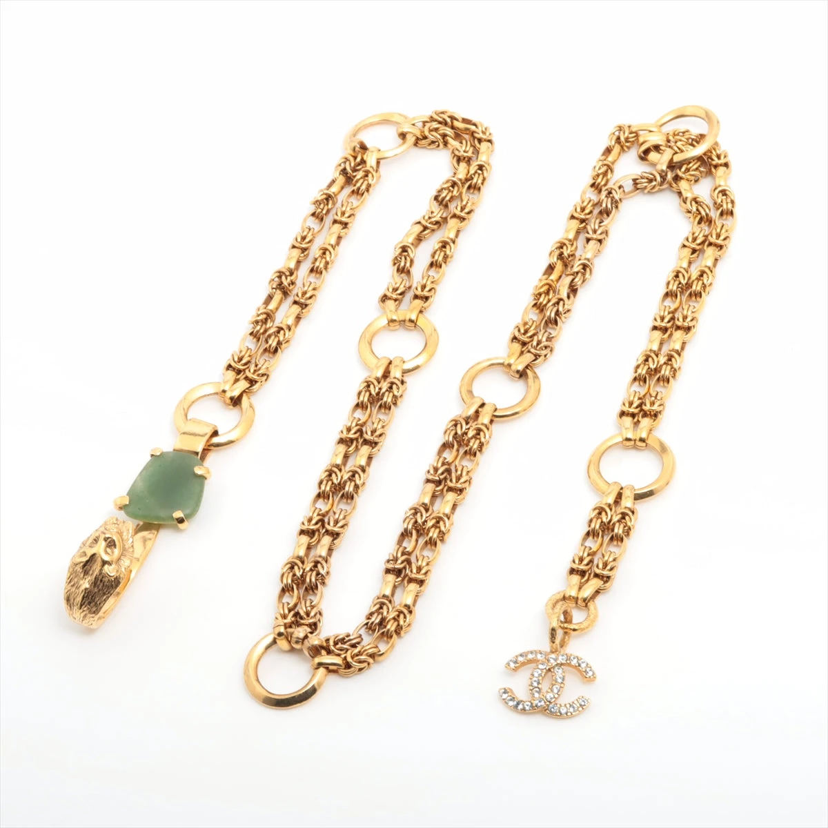 ココマークチェーン CHANEL シャネル ココマーク・チェーンネックレス メタル