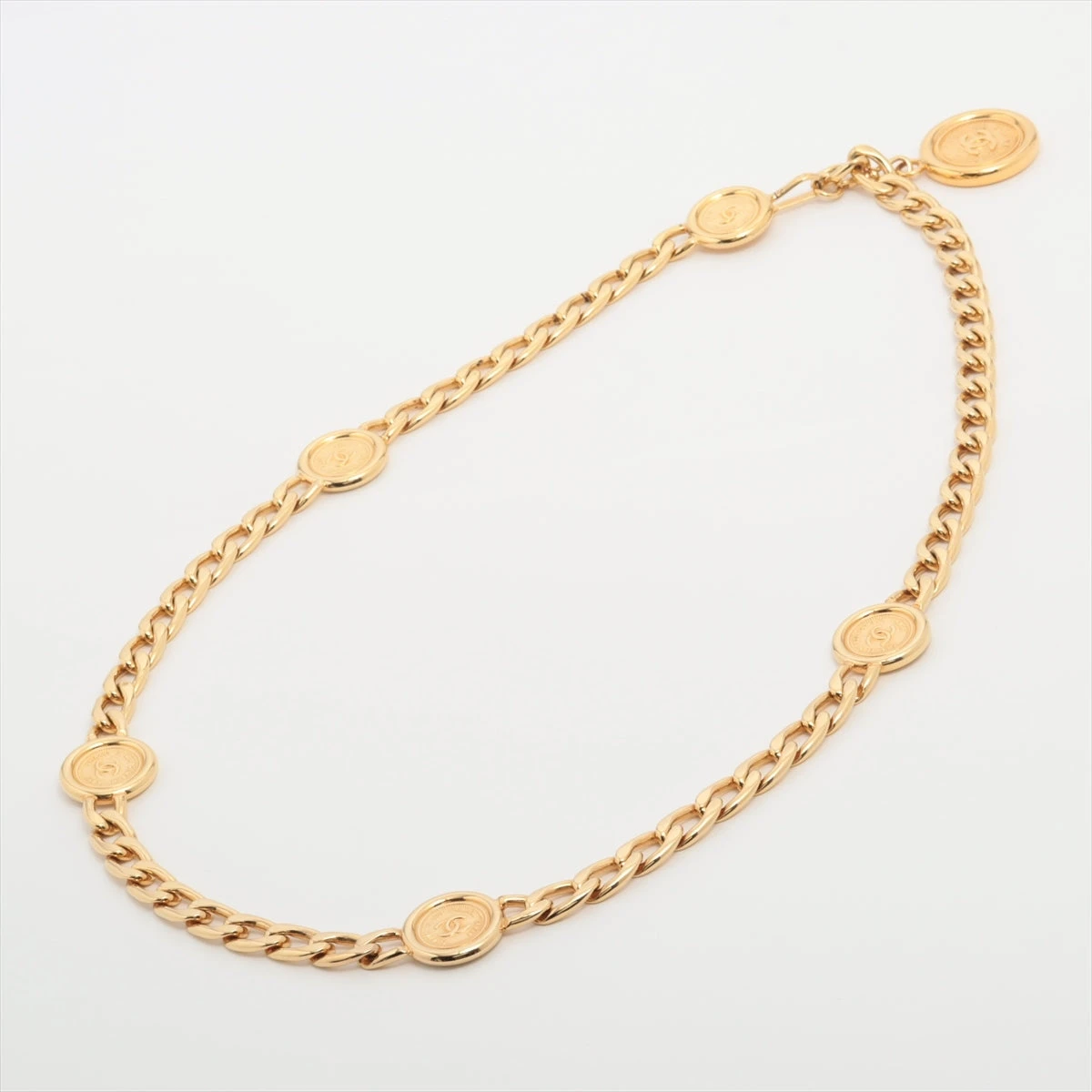 シャネル 94P ココマーク ブレスレット GP ゴールド チェーン CHANEL シャネル ココマーク チェーン ブレスレット GP ゴールド