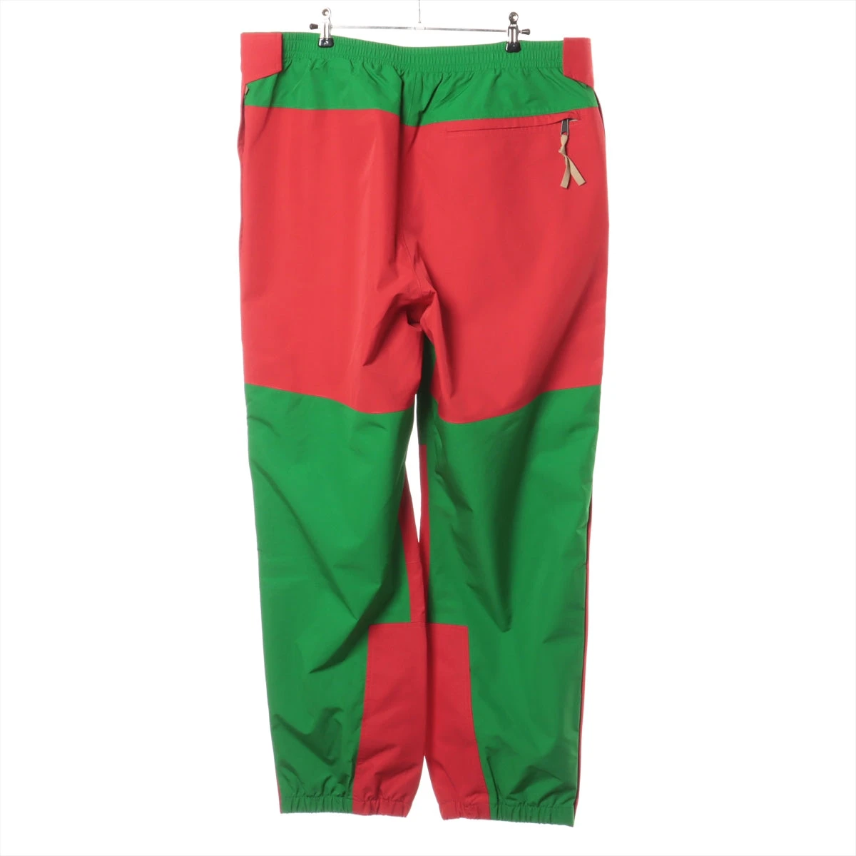 グッチ×ノースフェイス ポリエステル パンツ XXL メンズ レッド
