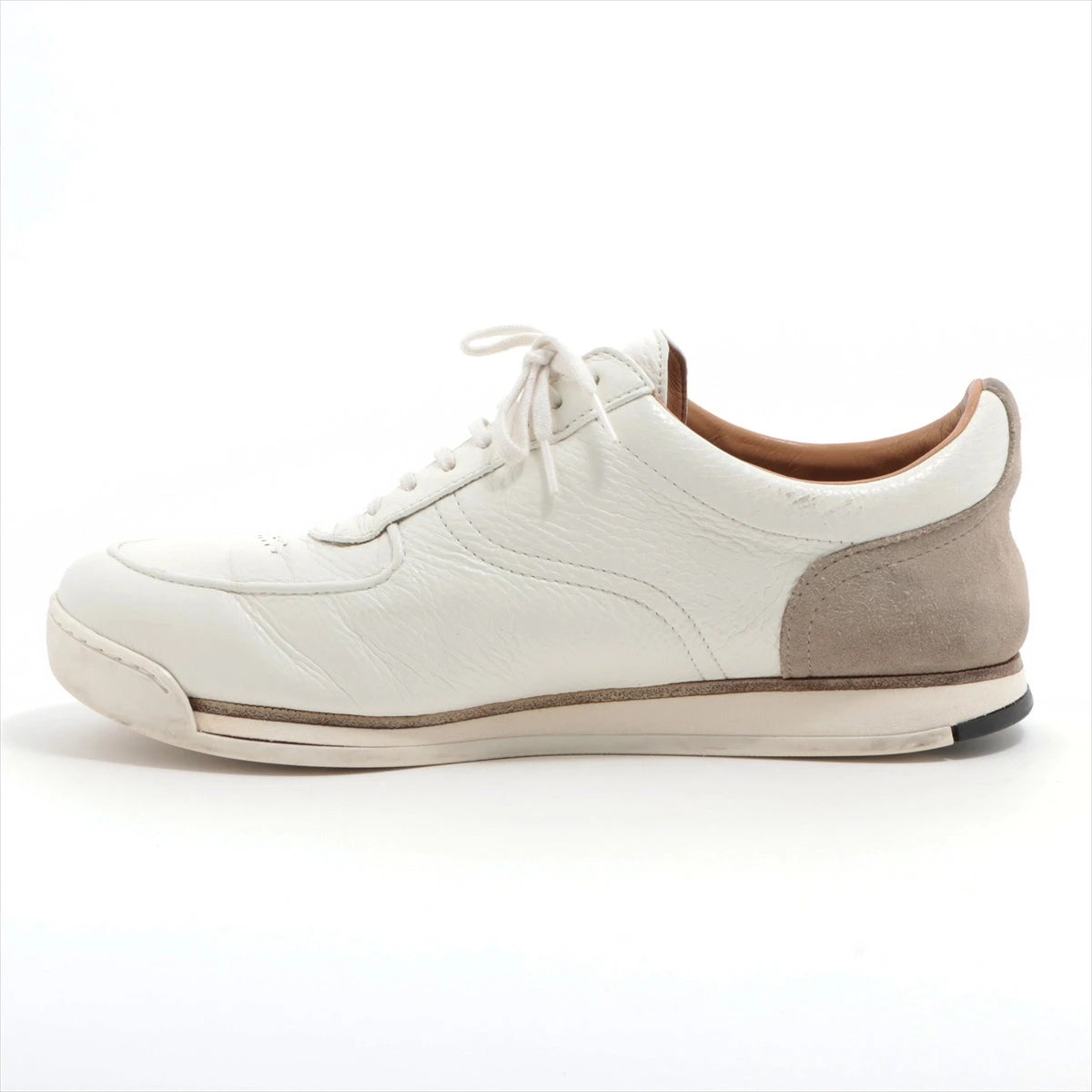 限定】JOHN LOBB PORTH スニーカー25.5cm ホワイト/ワイン