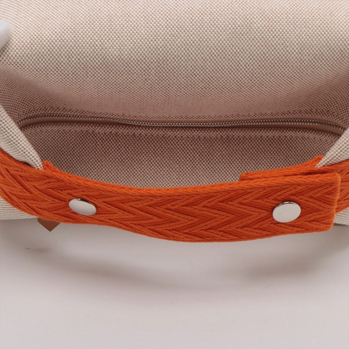 エルメス ブリッド ア ブラックPM トワルアッシュ ベージュ シルバー