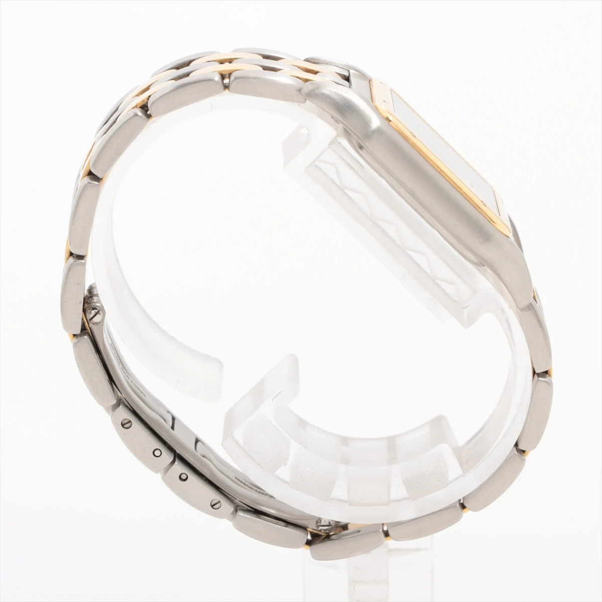 カルティエ パンテールMM W25028B6 SS×YG QZ アイボリー文字盤 あまり