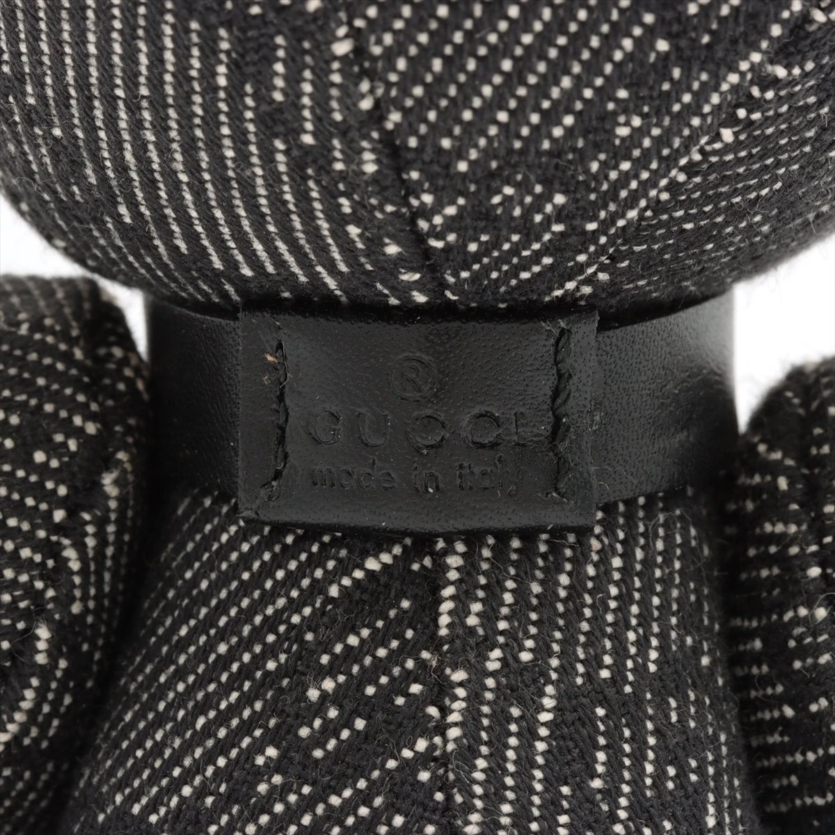 GUCCI - グッチ ブラック テディベア ラビットファー ぬいぐるみ タグ付購入証 GUCCI - グッチ ブラック テディベア ラビットファー ぬいぐるみ