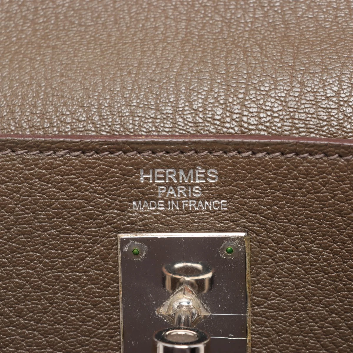 エルメス ケリー35 シェーブル コロマンデル オリーブグリーン 