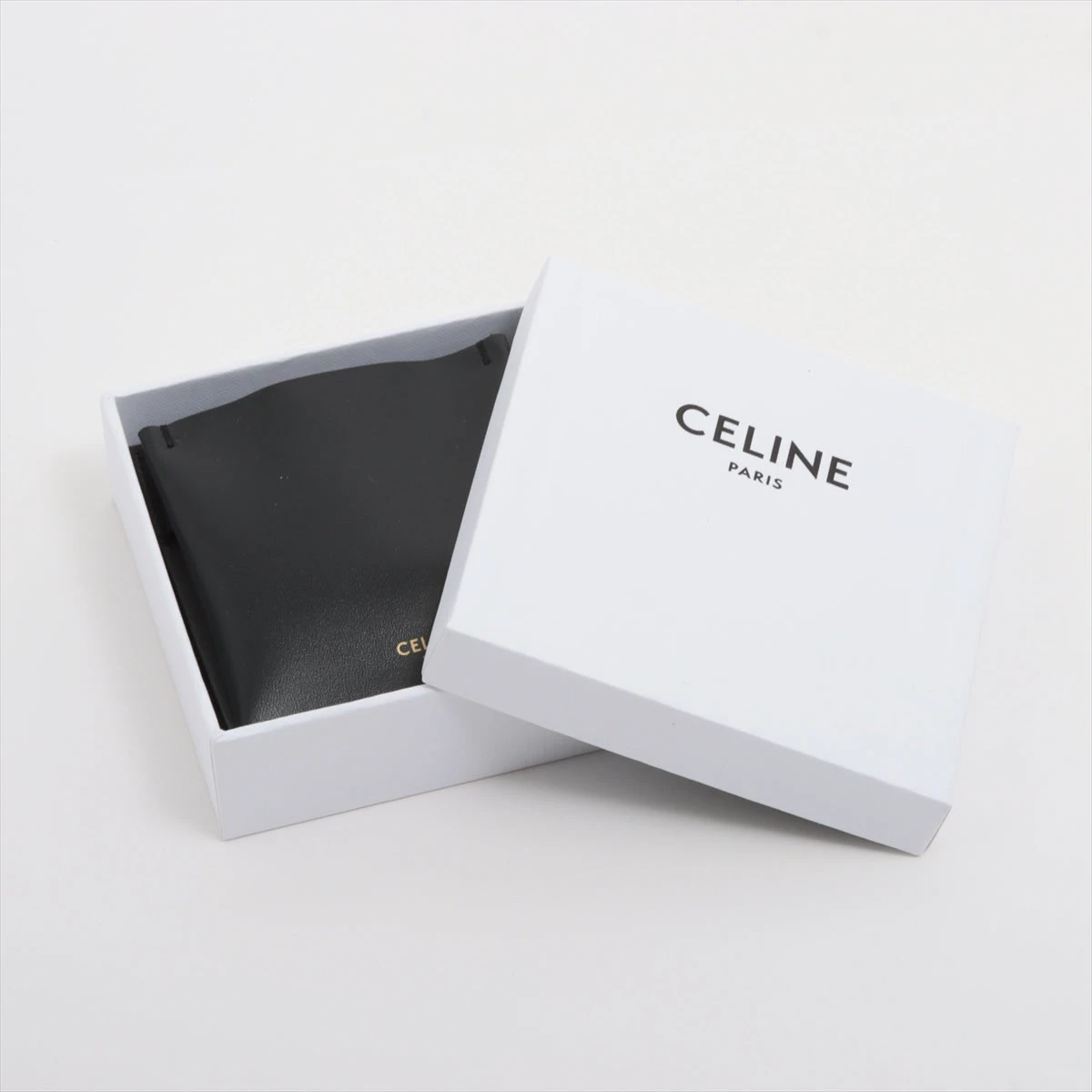 CELINE セリーヌ トリオンフ マルチフープ ピアス片耳レザーケース付