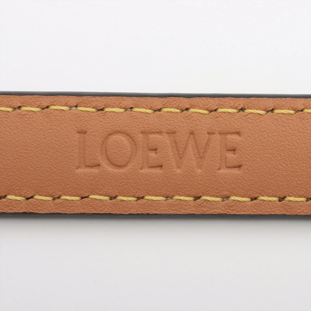 LOEWE ロゴ　ベルト　32/80 本日価格 ロエベ ベルト 80/32 レザー グリーン A2443241｜中古ブランド品