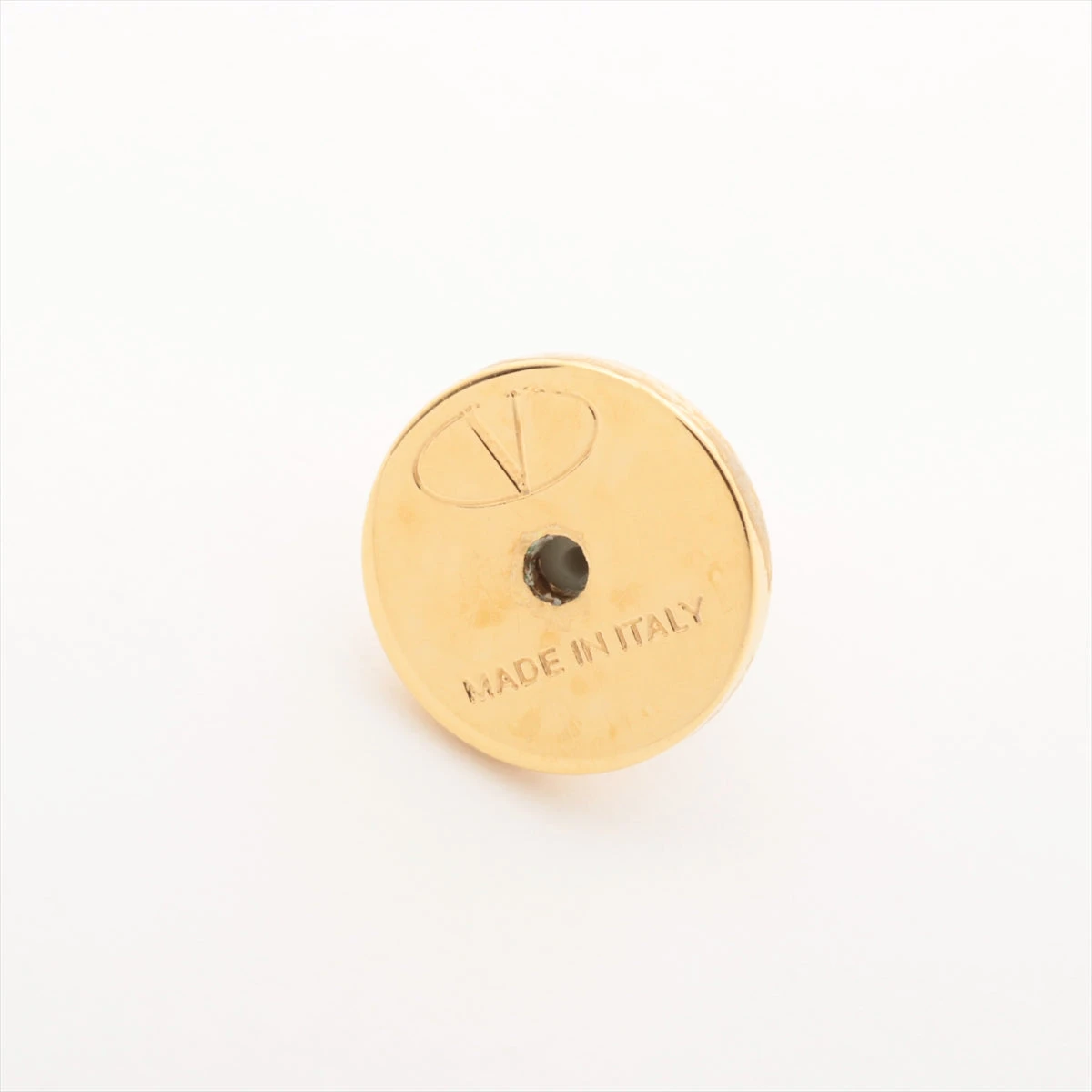 ◇ヴァレンティノ◇GP×ラインストーン/Vロゴ/ピアス/ゴールド/ブランド ◇ヴァレンティノ◇GP×ラインストーン/Vロゴ/ピアス/ゴールド