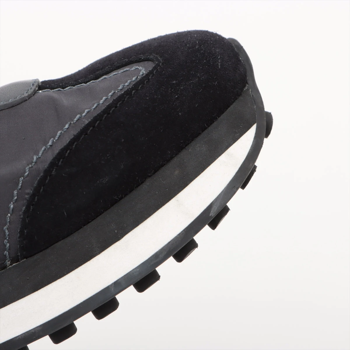 フェラガモ ガンチーニ スエード×ナイロン スニーカー 6 1/2 メンズ