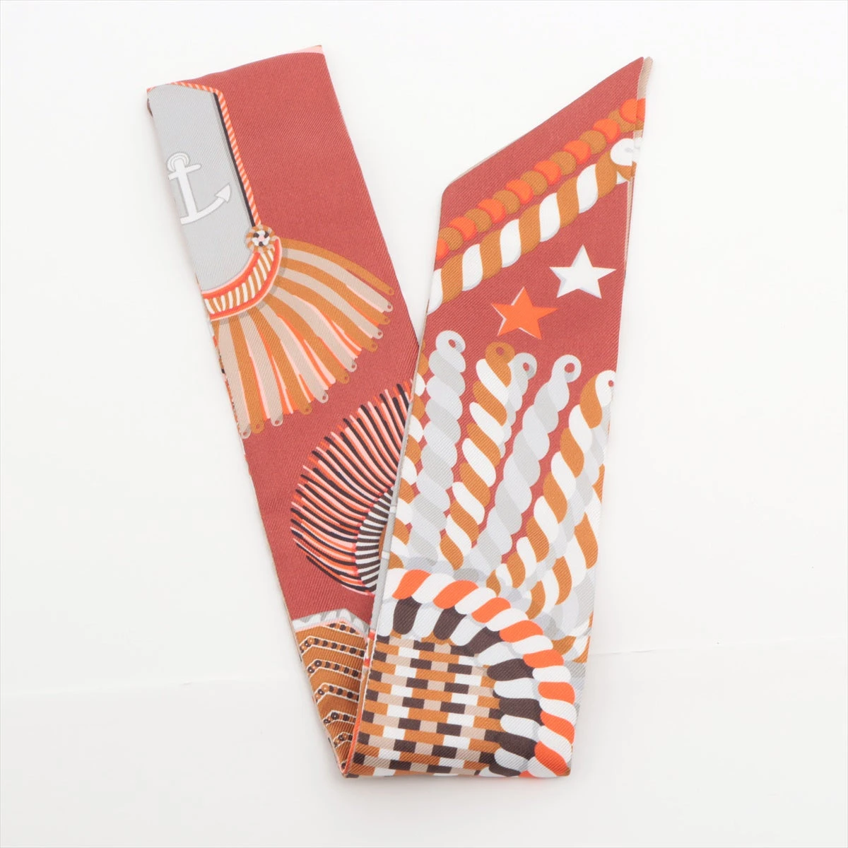 エルメス ツイリー EPAULETTES 肩章 スカーフ シルク A2455072｜中古