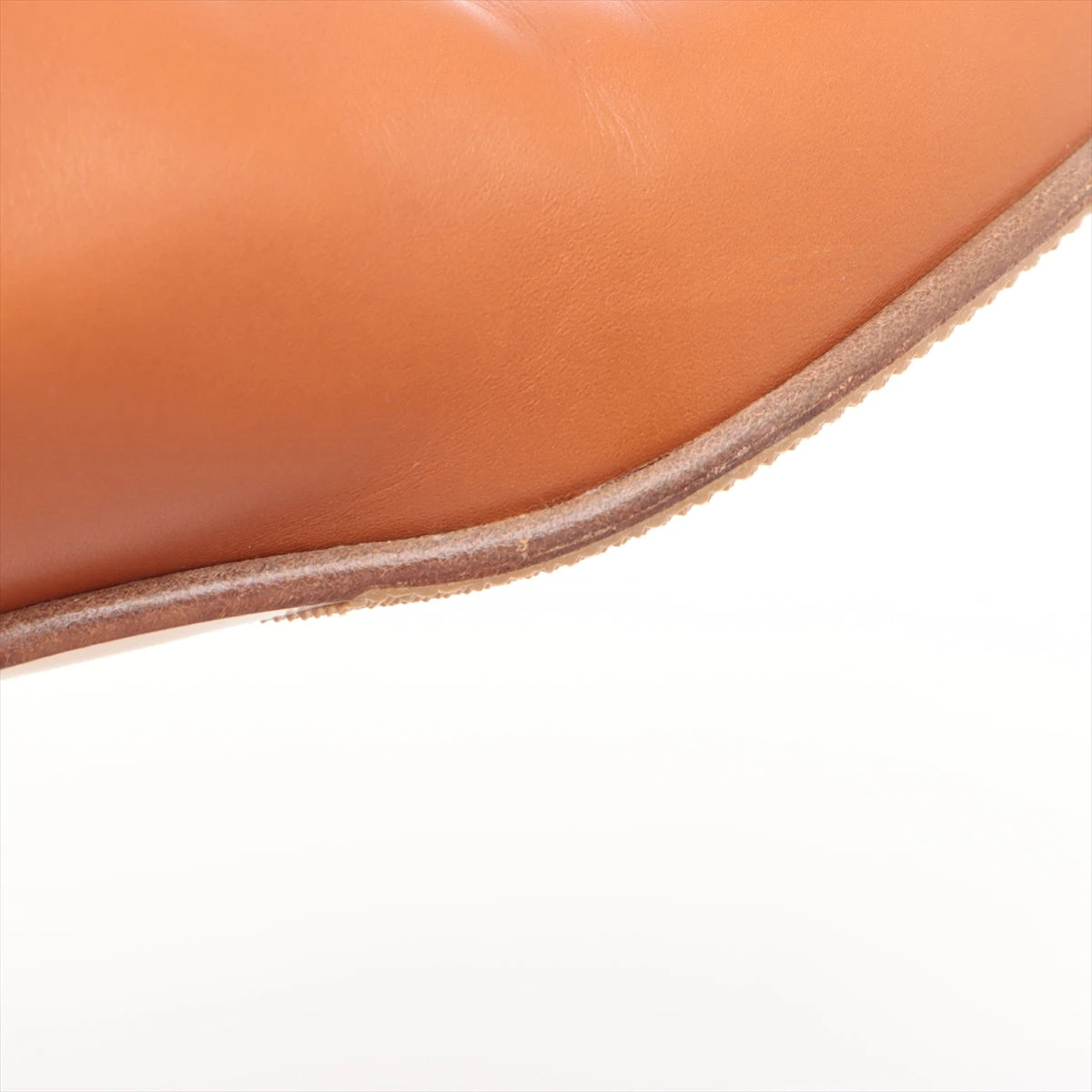 エルメス ネオ レザー ショートブーツ 34 1/2 レディース キャメル