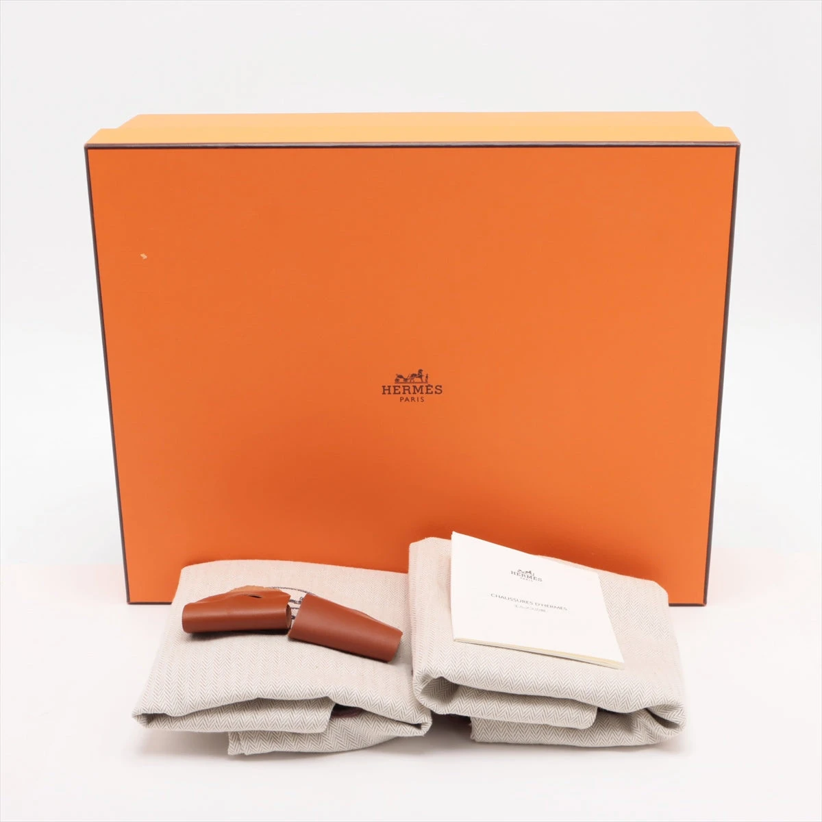 エルメス ネオ レザー ショートブーツ 34 1/2 レディース キャメル