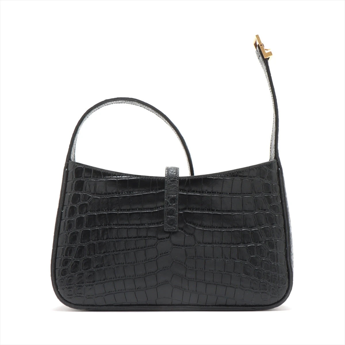 サンローラン　ハンドバッグ　クロコ型押し　☆送料無料☆ Yves Saint Laurent イヴサンローラン ハンドバッグ クロコ型