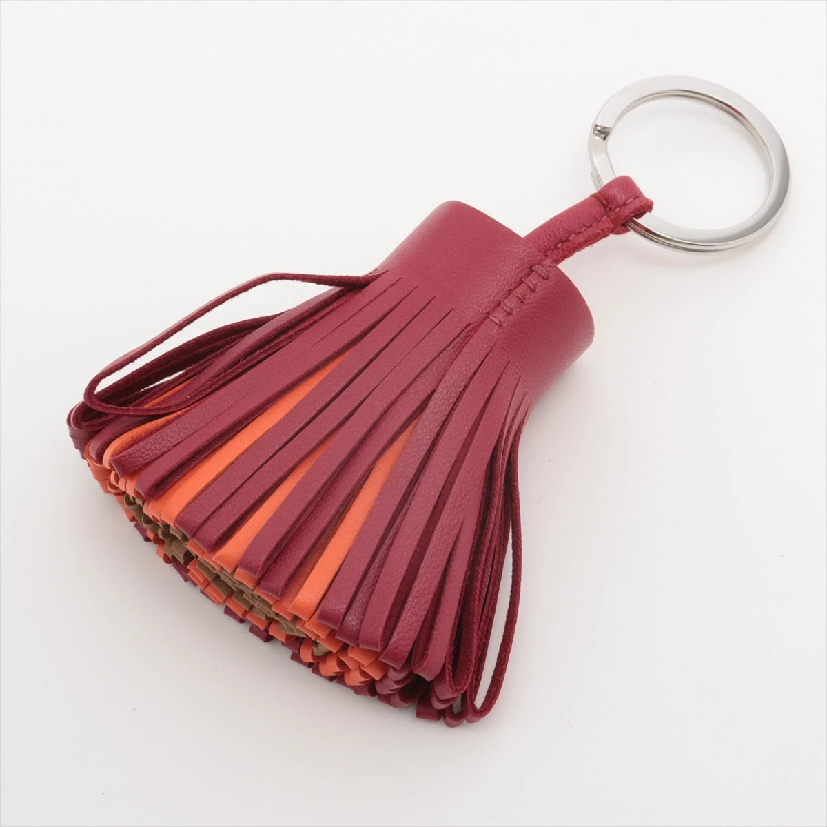 HERMES エルメス アニョーミロ カルメン チャーム レッド レザー 型崩れ HERMES エルメス アニョーミロ カルメン チャーム レッド レザー 型崩れ