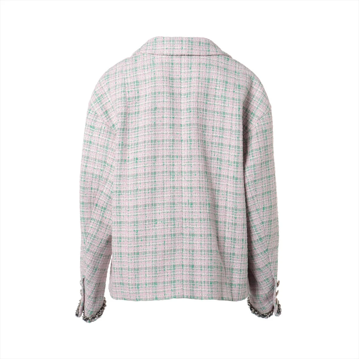 【美品】CHANEL 05A ツイード ジャケット ココボタン 38 CHANEL 極美品☆CHANEL シャネル 05A P26855 ココマークボタン付