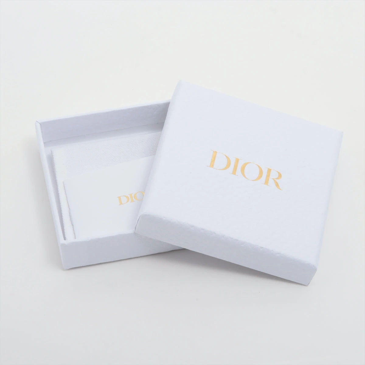 Dior ディオール ラインストーン CD ロゴ ピアス ゴールド　アクセ　箱 Dior ディオール ラインストーン CD ロゴ ピアス ゴールドアクセ箱