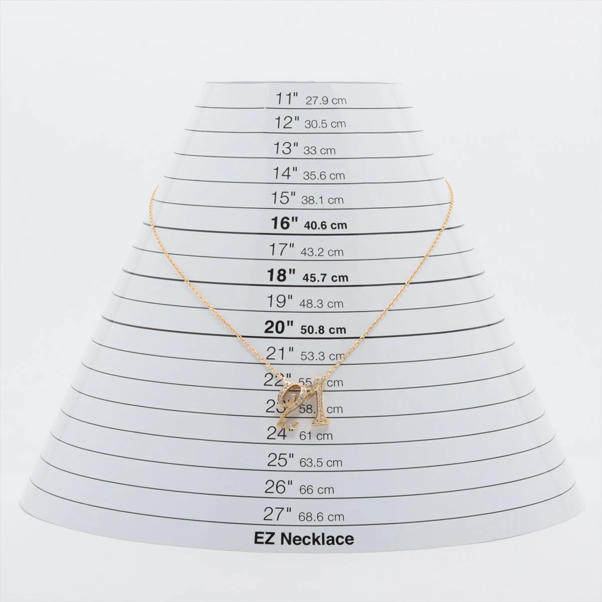 ゆきざき ノンブル ダイヤ ネックレス K18(YG) 0.17ct　Sサイズ ゆきざき ノンブル ダイヤ ネックレス K18 YG ABランクの買取参考