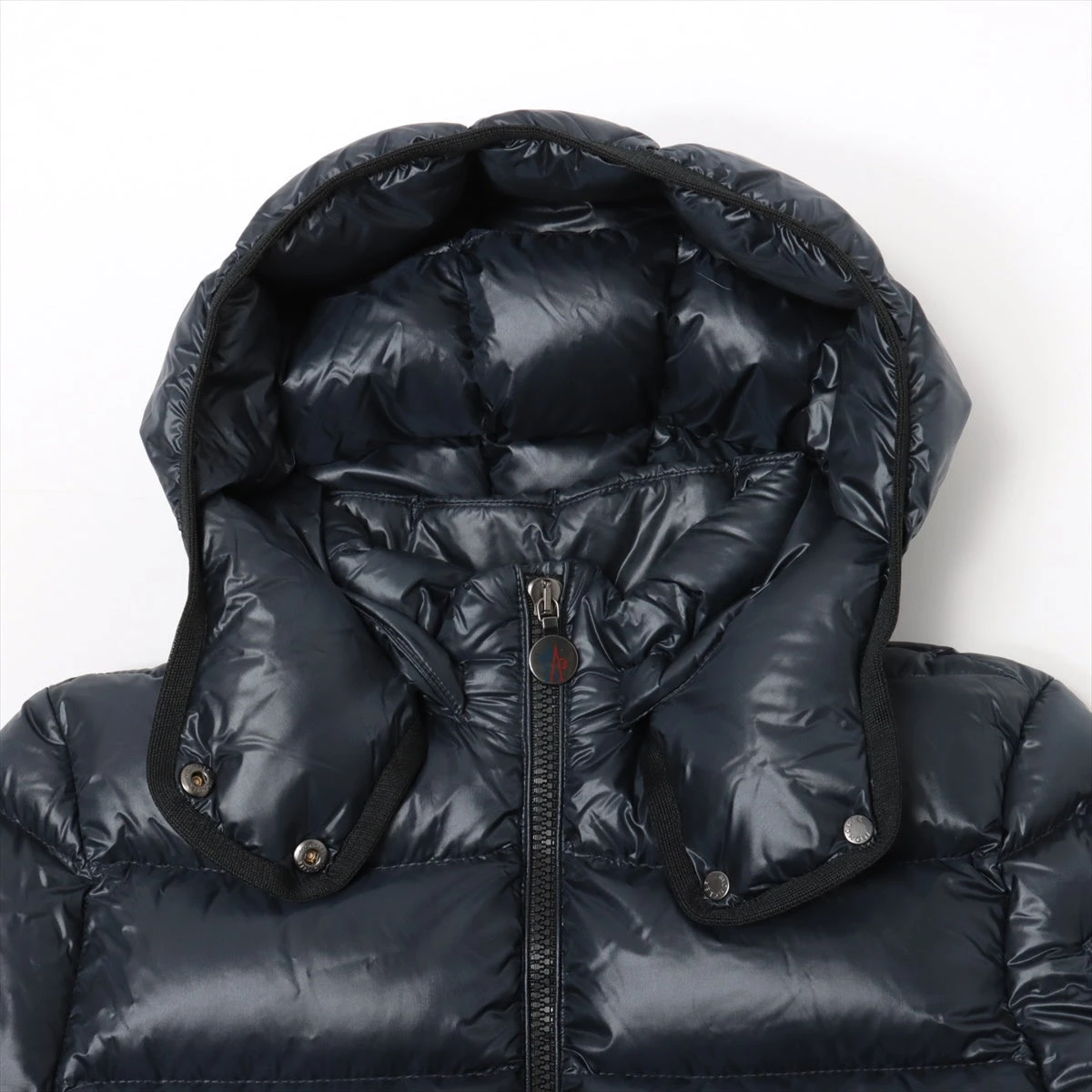 MONCLER 12anni 152cm ネイビー フード付きジャケット MONCLER 12anni 152cm ネイビー フード付きジャケット