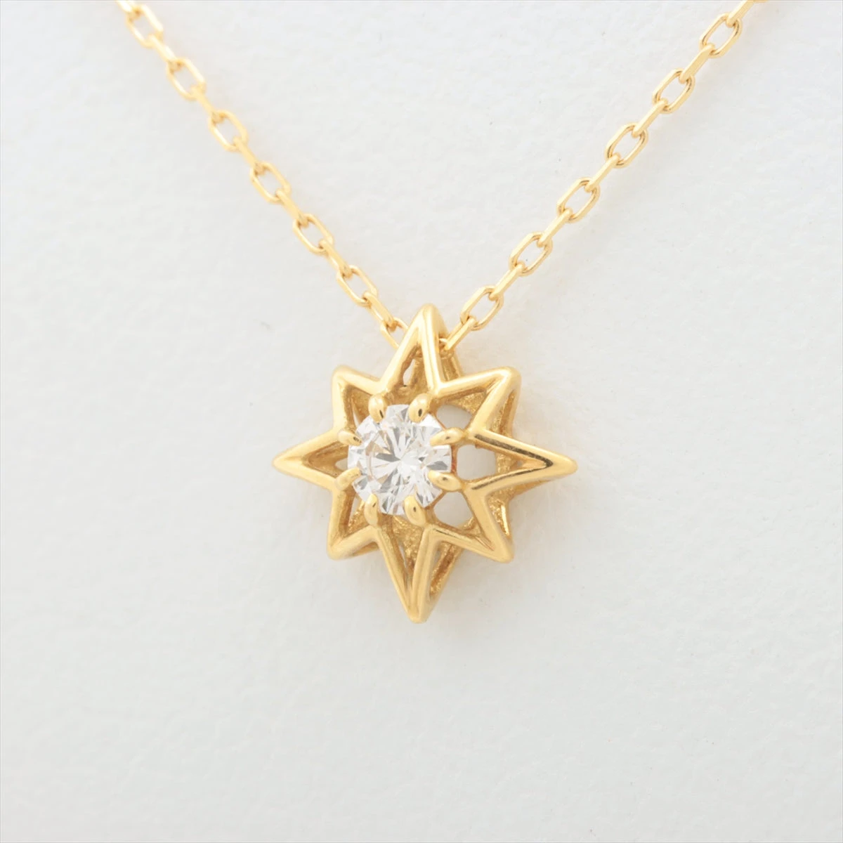 アーカー プチクレトワール ダイヤ ネックレス 750(YG) 0.9g