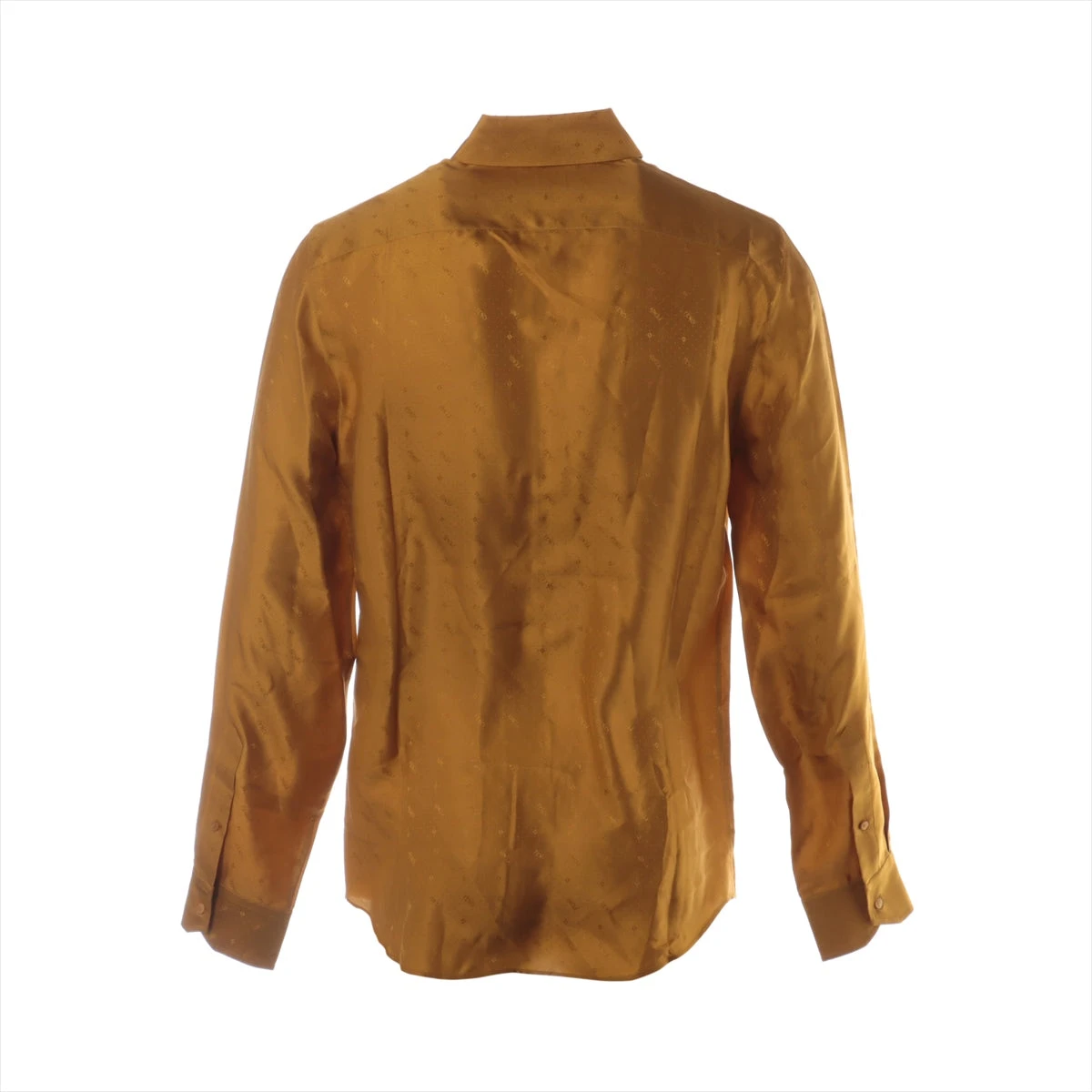 オールド　ヴィンテージ　フェンディ　長袖　ブラウス　シャツ　ロゴ　ブラウン オールド ヴィンテージ フェンディ 長袖 ブラウス シャツ ロゴ ブラウン