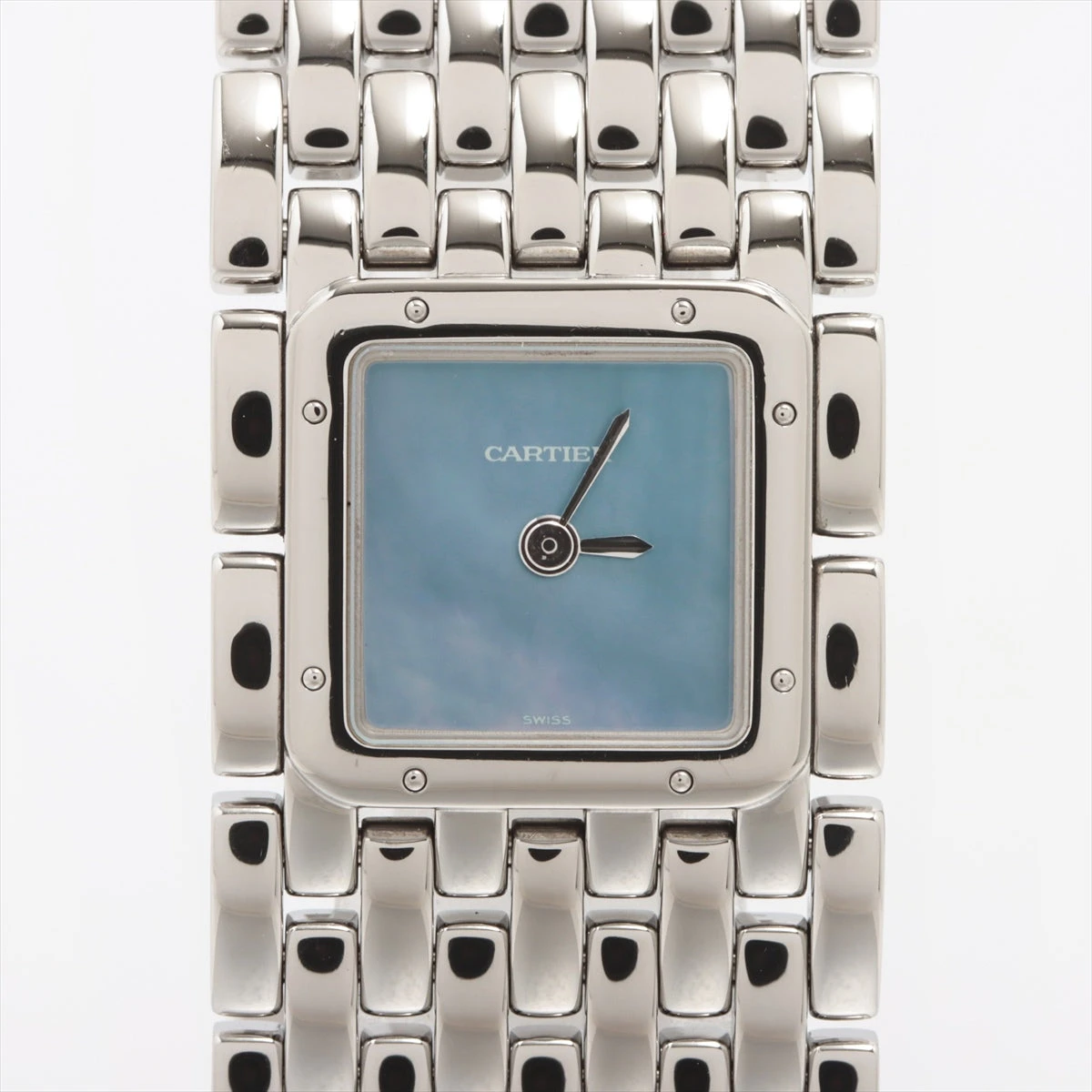 カルティエ 【CARTIER】 パンテール リュバン W61002T9 レディース ブルーシェル ステンレススティール 腕時計 時計 PANTHER RUBAN BLUE SHELL SS MOP【中古】 楽天市場】カルティエ 【CARTIER】 パンテール リュバン W61002T9