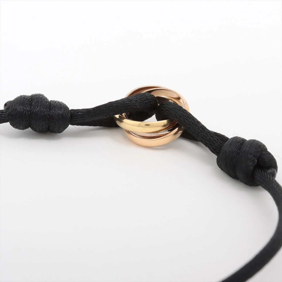 カルティエ トリニティ コードブレスレット 750(YG×PG×WG) 総3.0g 替え