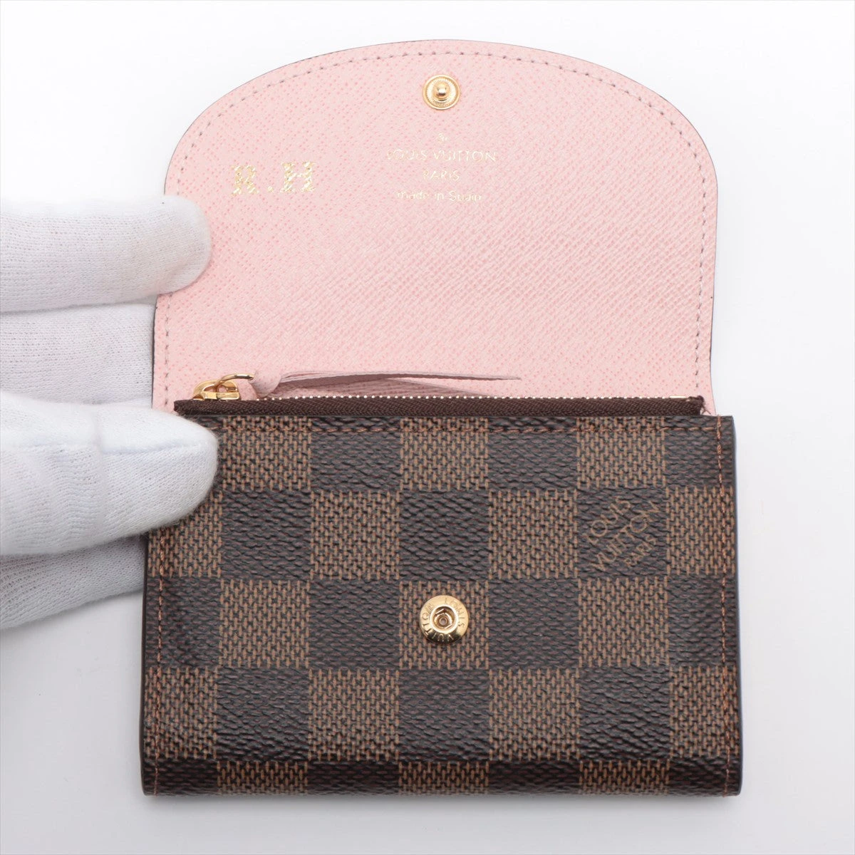 【良品】ルイヴィトン　ポルトモネロザリ　モノグラム　ローズバレリーヌ LOUIS VUITTON ルイヴィトン ポルトモネ・ロザリ モノグラム