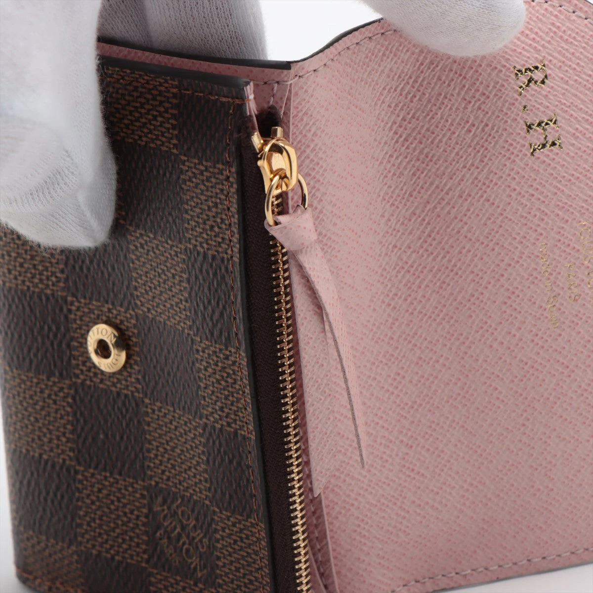 【良品】ルイヴィトン　ポルトモネロザリ　モノグラム　ローズバレリーヌ LOUIS VUITTON ルイヴィトン ポルトモネ・ロザリ モノグラム