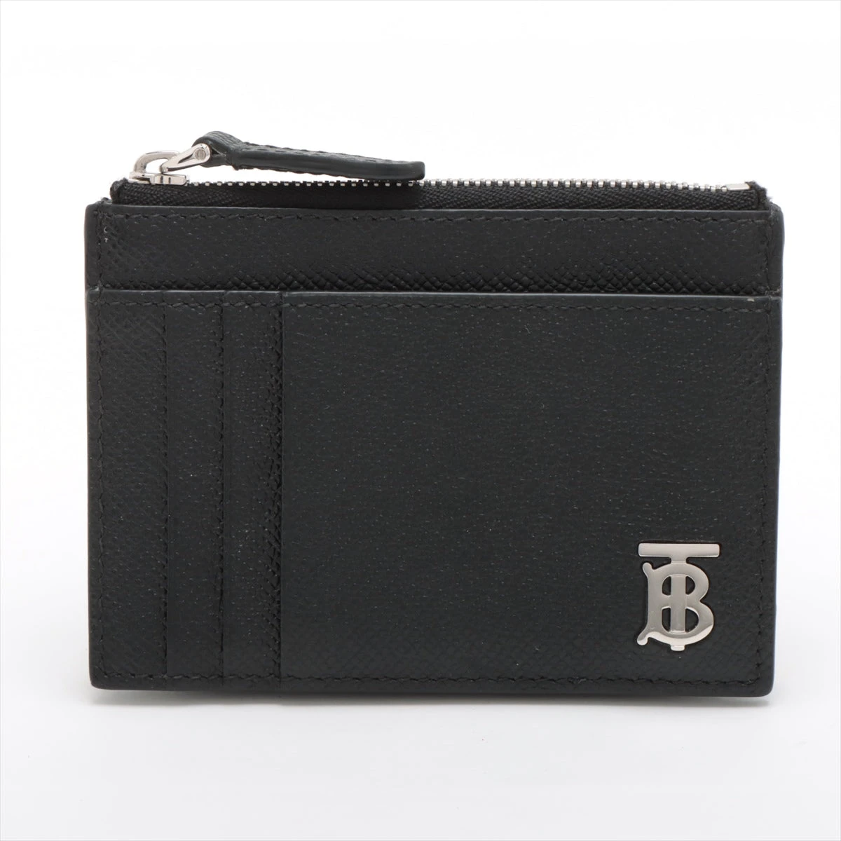 【美品】バーバリー コインケース エルモア TBロゴ レザー 黒 美品】バーバリー コインケース エルモア TBロゴ レザー 黒