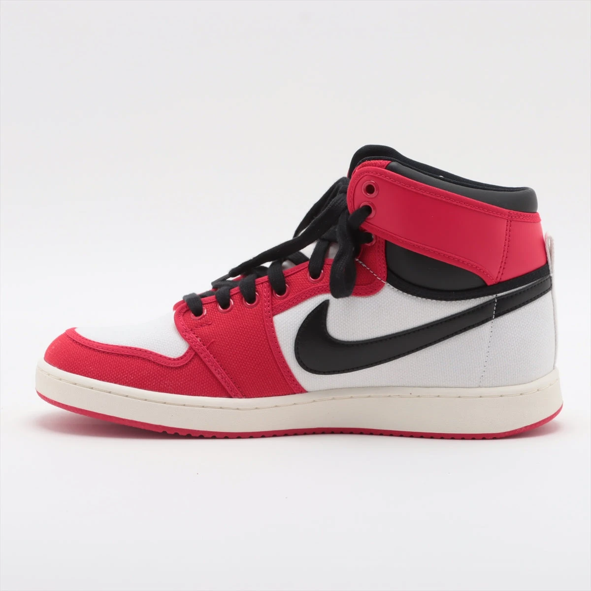 ナイキ AIR JORDAN 1 キャンバス×レザー ハイカットスニーカー