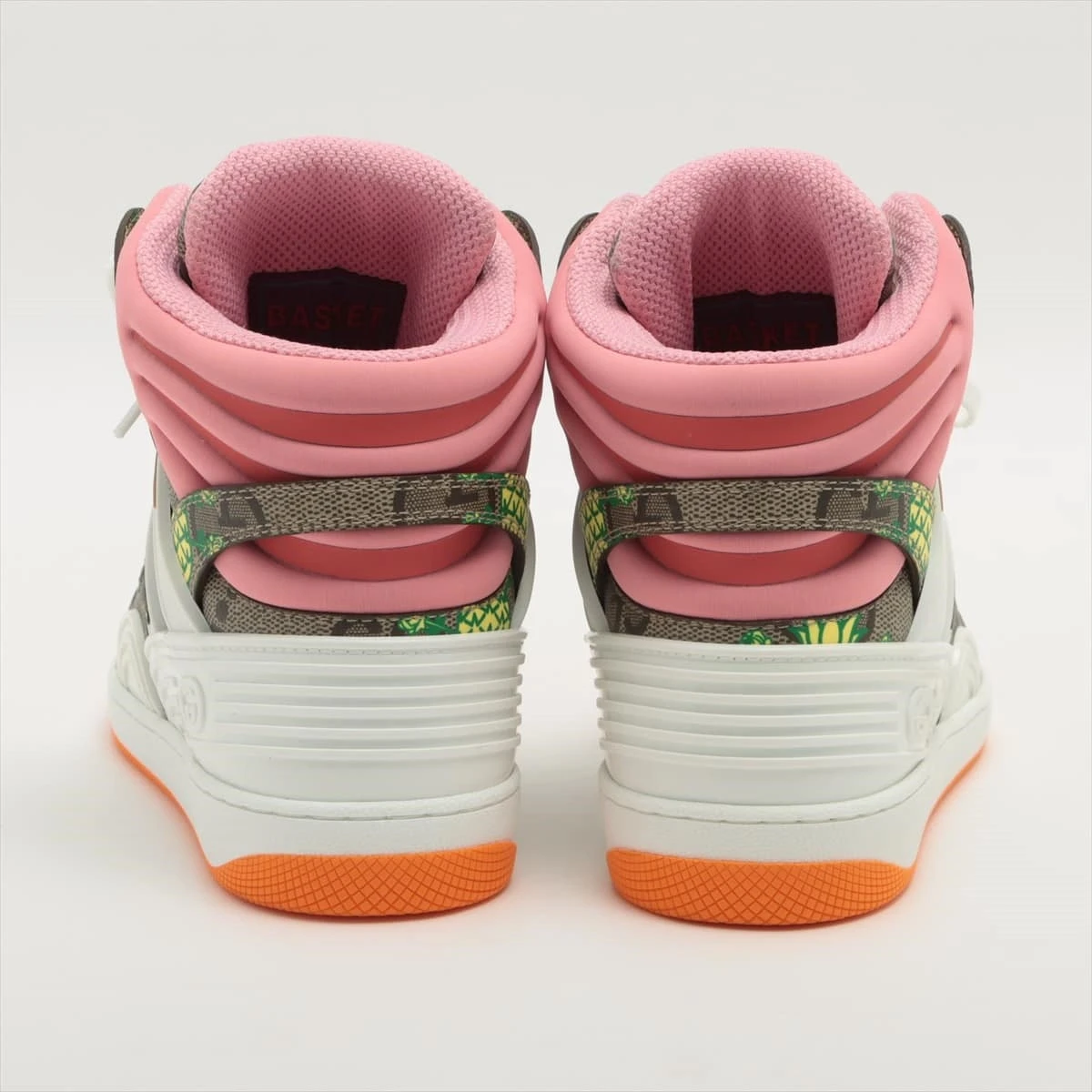 グッチ バスケット コーティングキャンバス ハイカットスニーカー 8