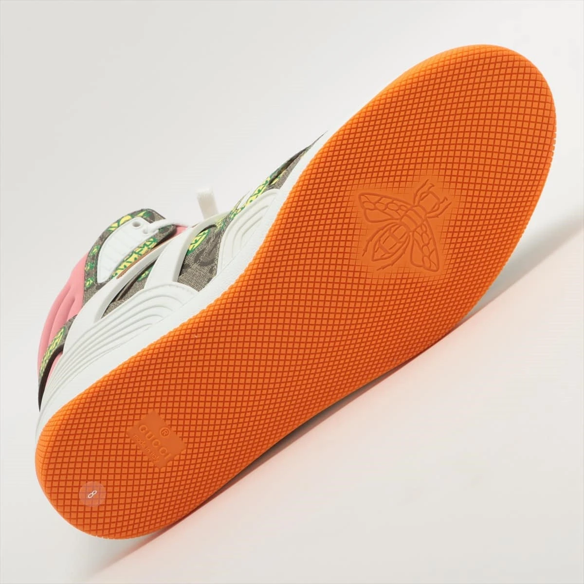 グッチ バスケット コーティングキャンバス ハイカットスニーカー 8