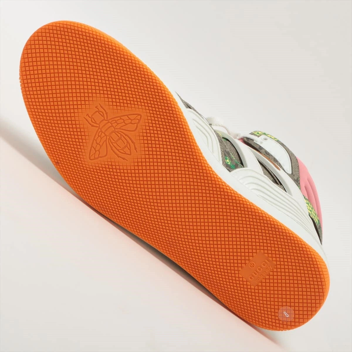 グッチ バスケット コーティングキャンバス ハイカットスニーカー 8