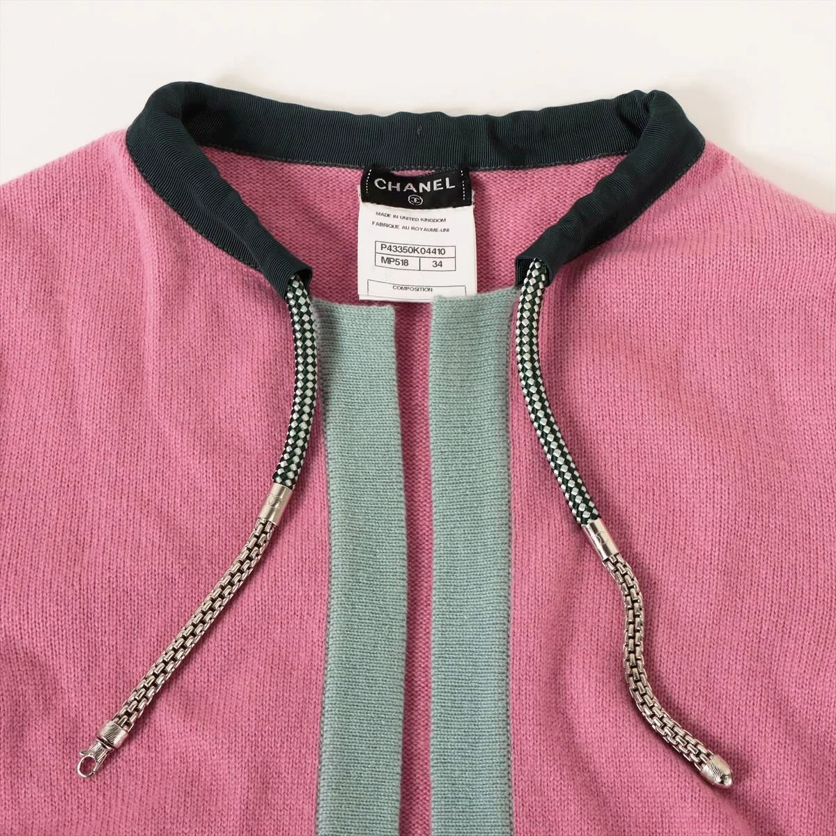 CHANEL ピンク カーディガン 34 CHANEL ピンク カーディガン 34