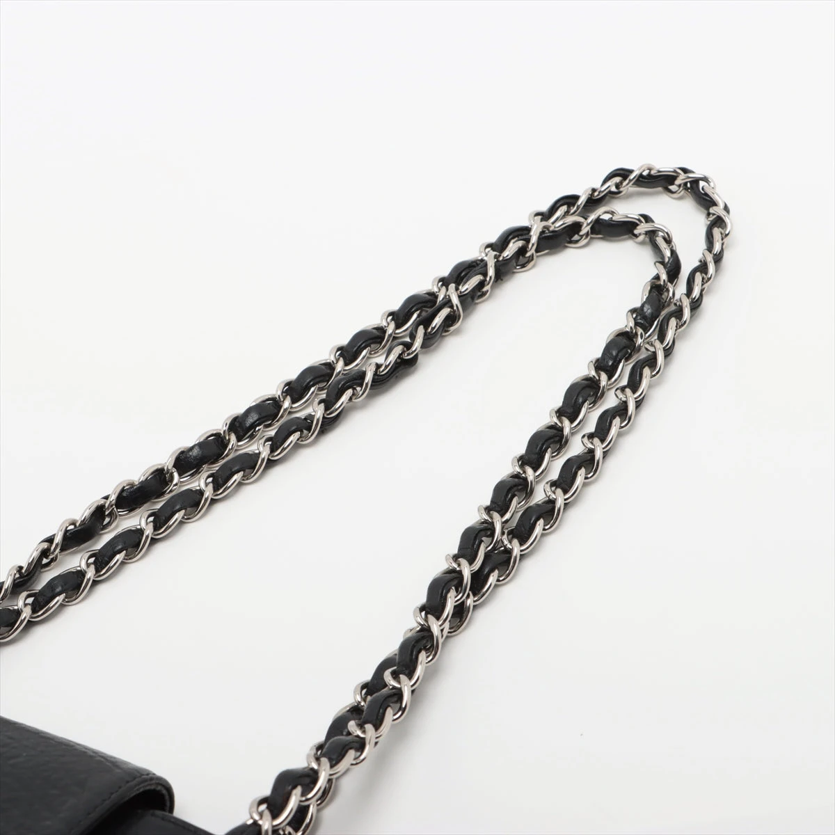 シャネル ターンロック フラットシューズ パンプス ブラック シルバー金具 ☆大人気 CHANEL シャネル フラットシューズ ブラック 24cm