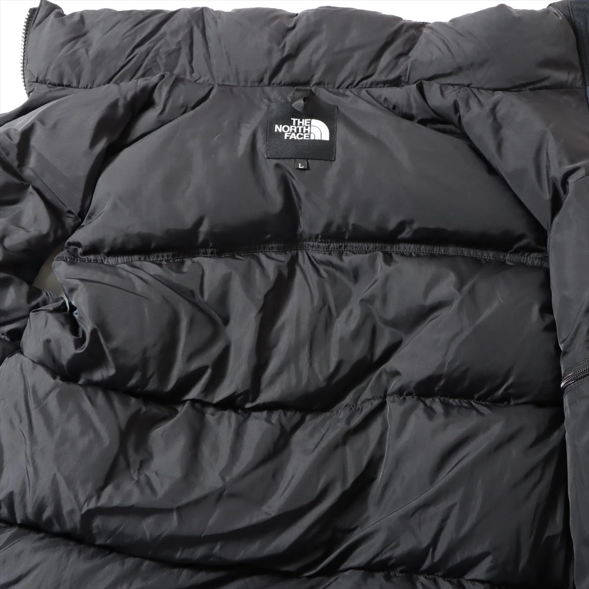 THE NORTH FACE ヌプシ　ダウンベスト　ネイビー　ND91633 ノースフェイス ナイロン ダウンベスト L メンズ ブラック