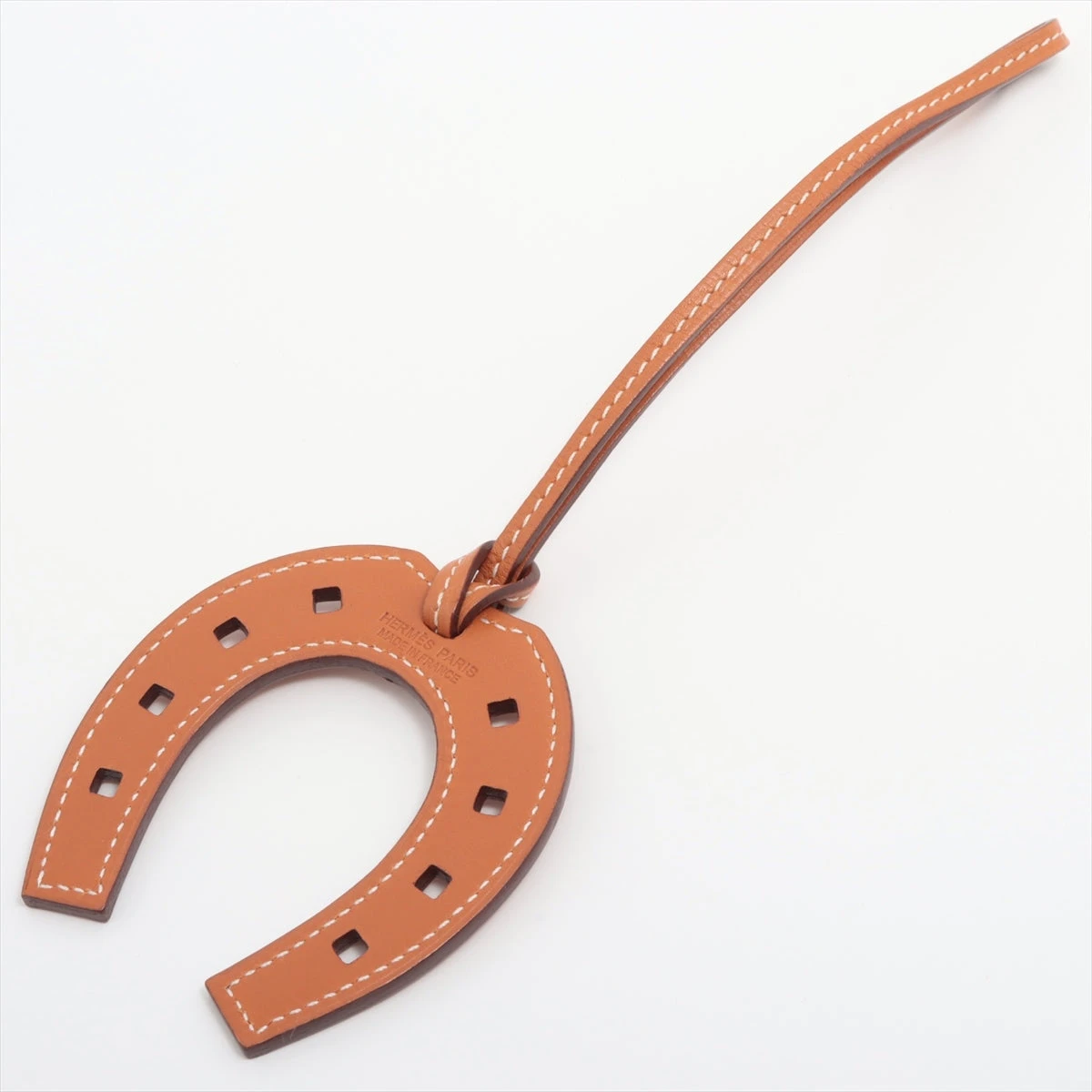【箱付き】HERMES ホースシュー　チャーム　オレンジ　SV925 エルメス チャーム ヴォースイフト ゴールド パドックホース