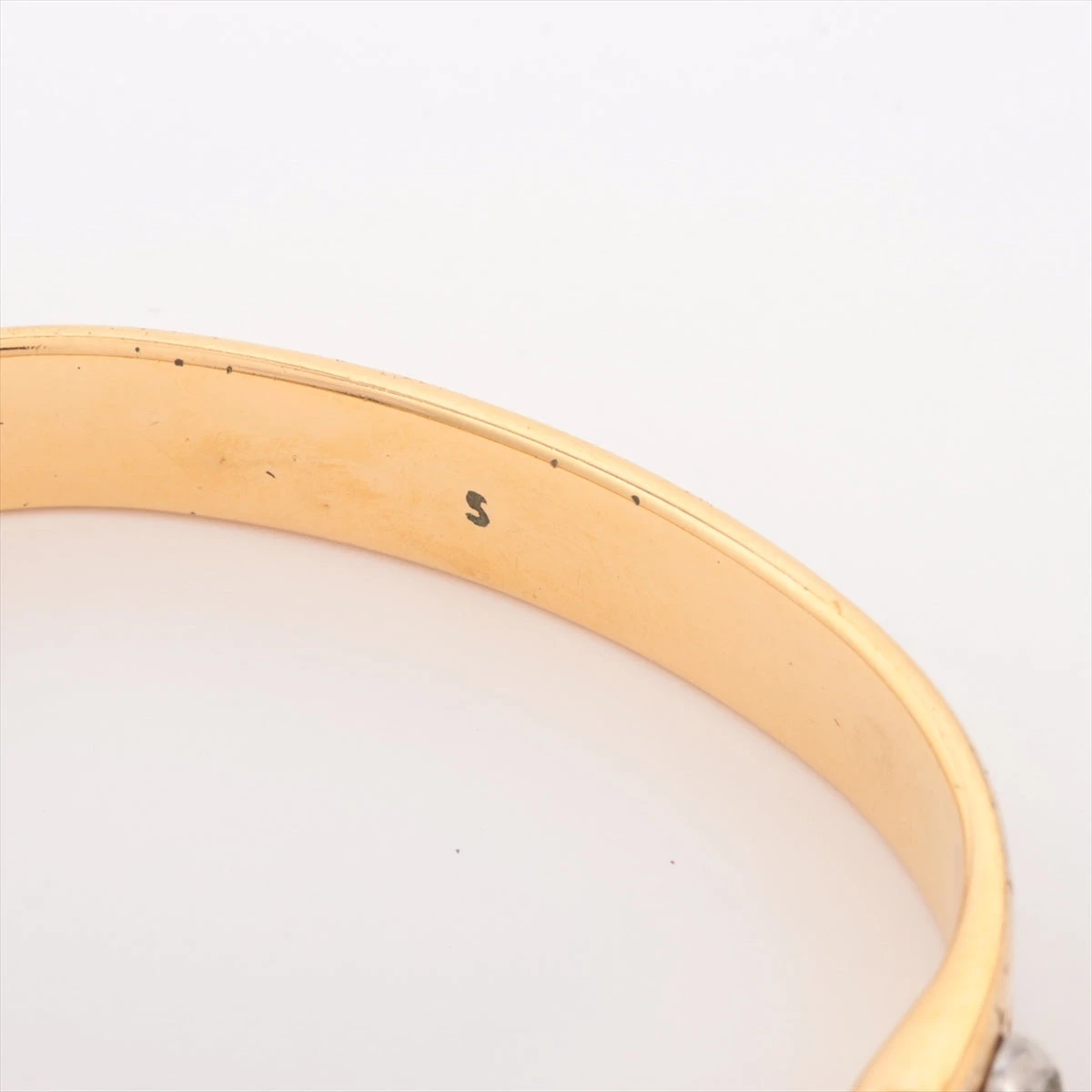 美品 ルイヴィトン GP カフ ナノグラム バングル ゴールド S ヴィトン M00251 カフナノグラム LE0291 バングル S GP ゴールド