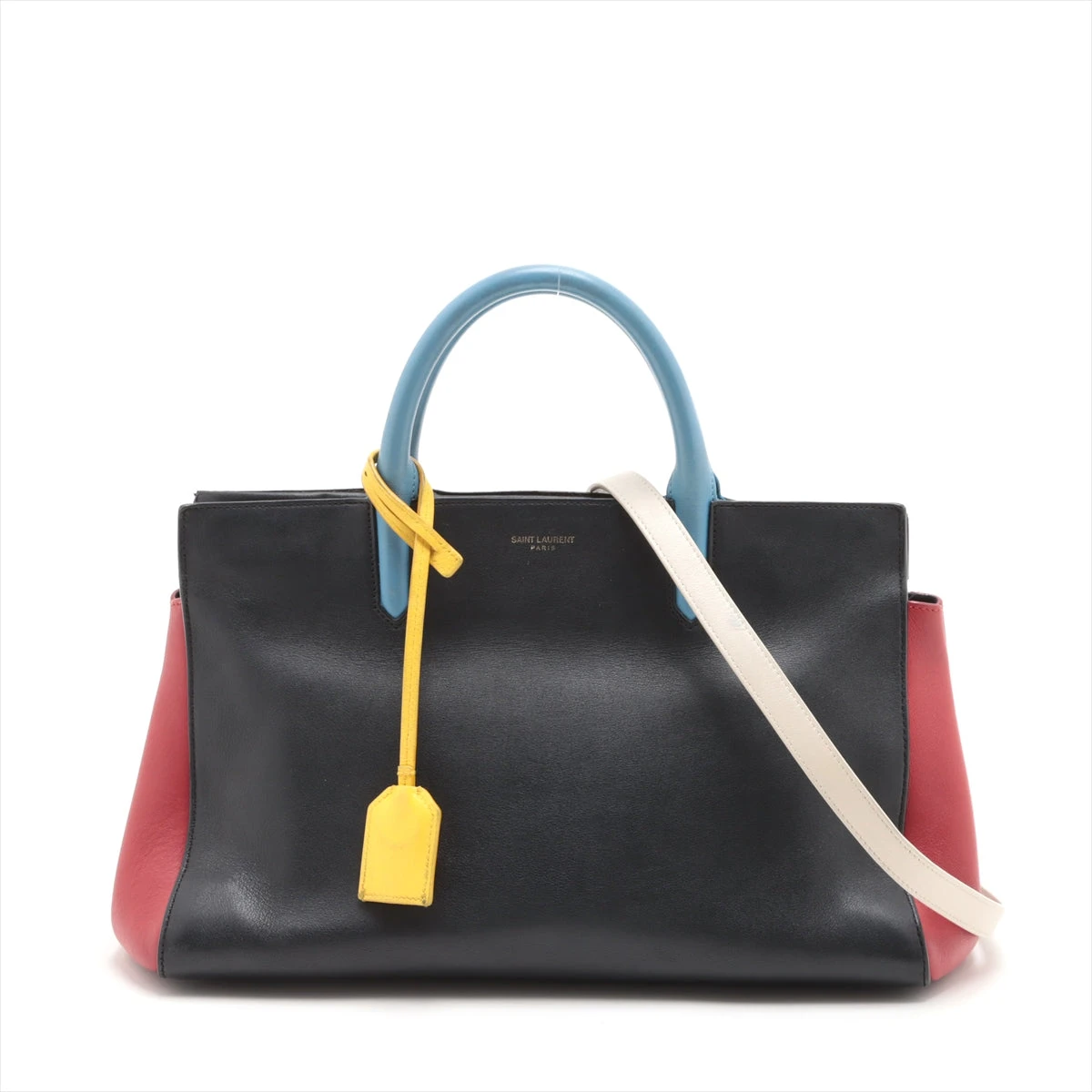 専用 サンローラン ハンドバッグ カバリヴゴーシュ レザー カサンドラ サンローランパリ カバリヴゴーシュ レザー 2WAYハンドバッグ