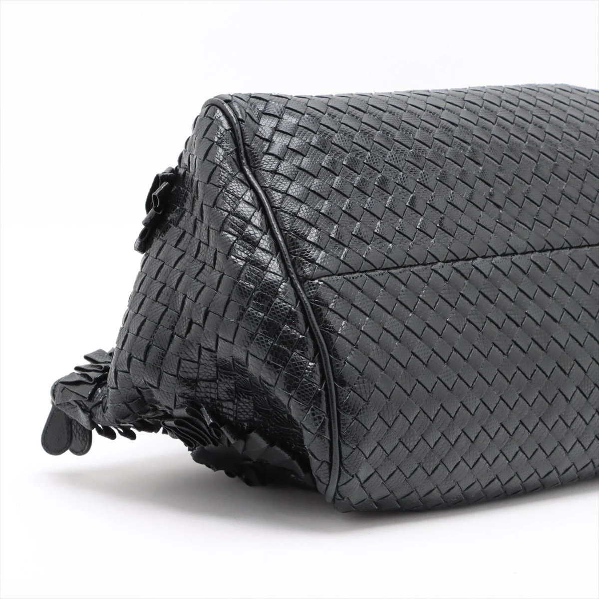 ボッテガ・ヴェネタ ブラック ハンドバッグ BOTTEGA VENETA ボッテガヴェネタ ハンドバッグ CASSETTE