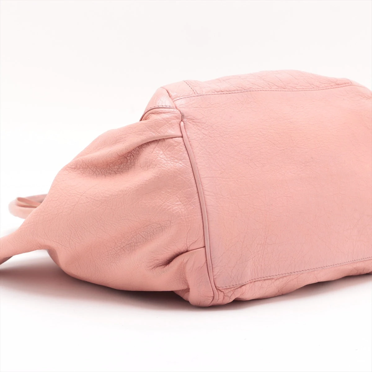 【美品】バレンシアガ トートバッグ ザ サンデー レザー ピンク 228750 BALENCIAGA 【中古】バレンシアガ ザ サンデー トートバッグ