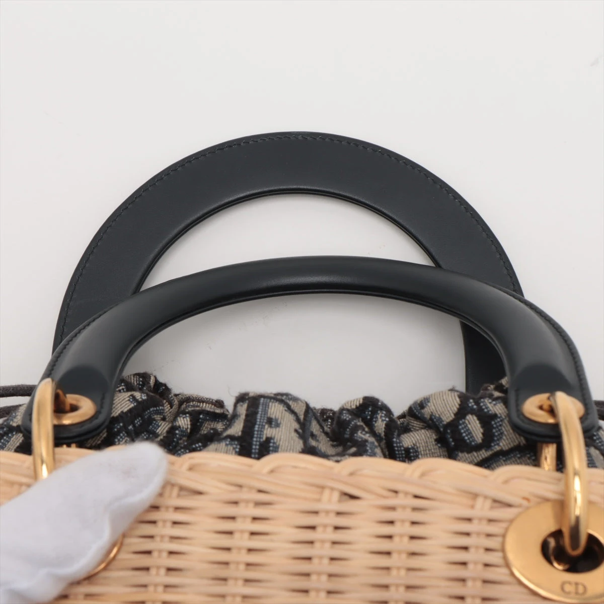 ディオール レディ ディオール ミニ ウィッカー かごバック 2WAY LADY DIOR mini ミニバッグ かごバッグ☆国内発送☆ (Dior/かご