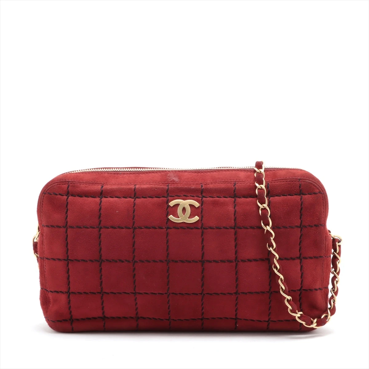 正規品【CHANEL】【ゴールド金具『チョコバー チェーンショルダー