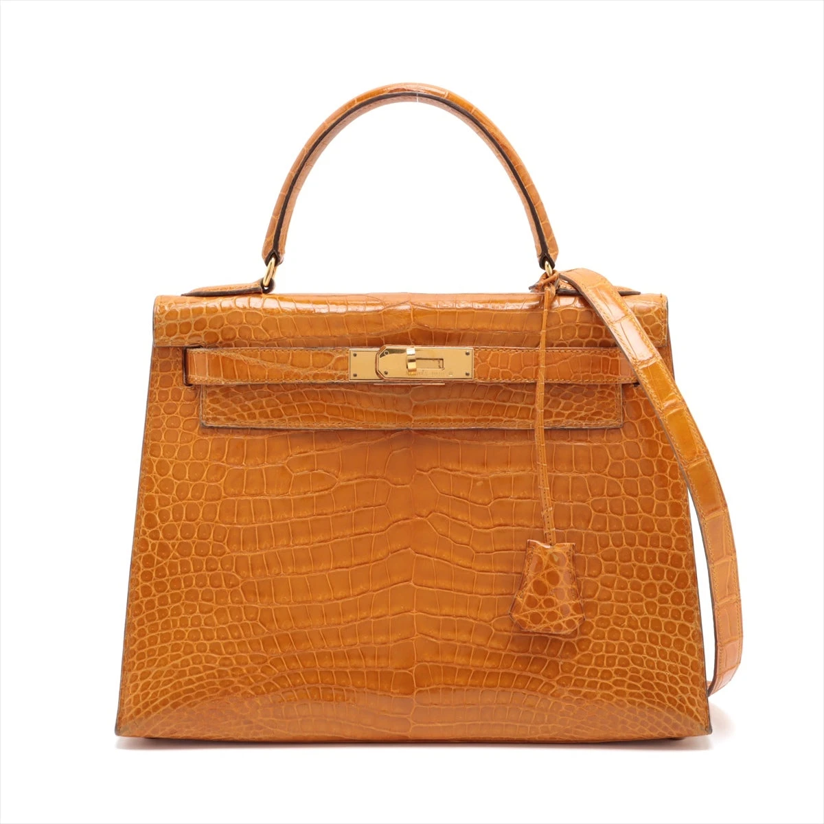 エルメス ケリー28 バッグ｜オレンジ｜中古ブランド品・ブランド