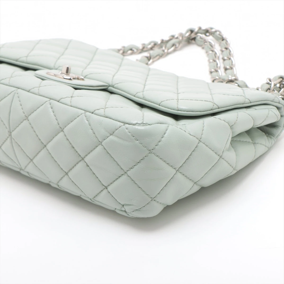 シャネル デカマトラッセ30 ラージ キャビアスキン シングルフラップ