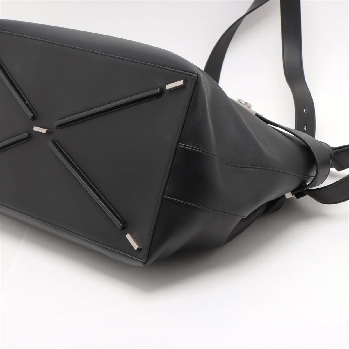 フェラガモ レザー 2WAYビジネスバッグ ブラック A2489382｜中古