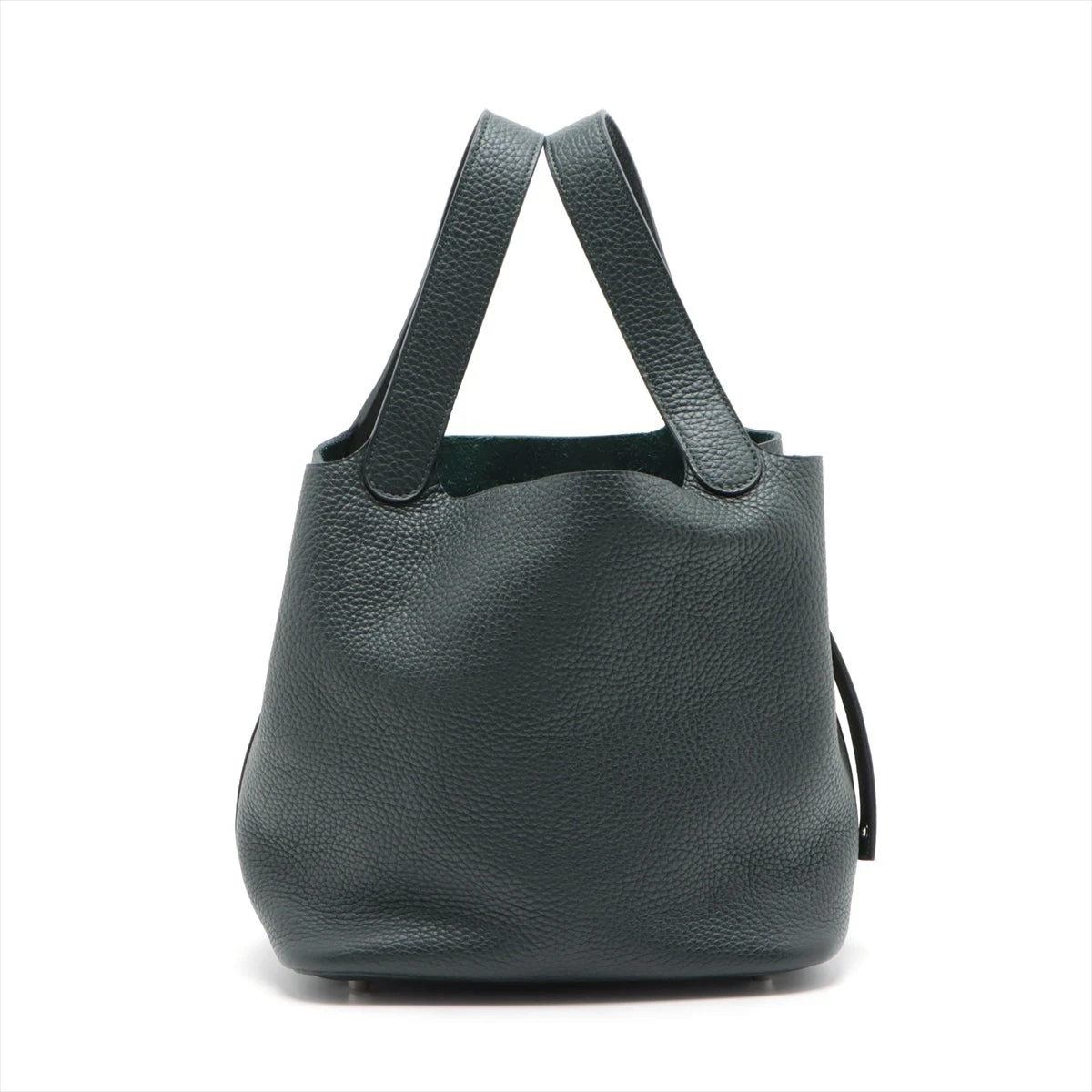【HERMES】ピコタンロックMM/ヴェールフォンセ/シルバー金具 エルメス ピコタンロックMM トリヨンクレマンス ヴェール